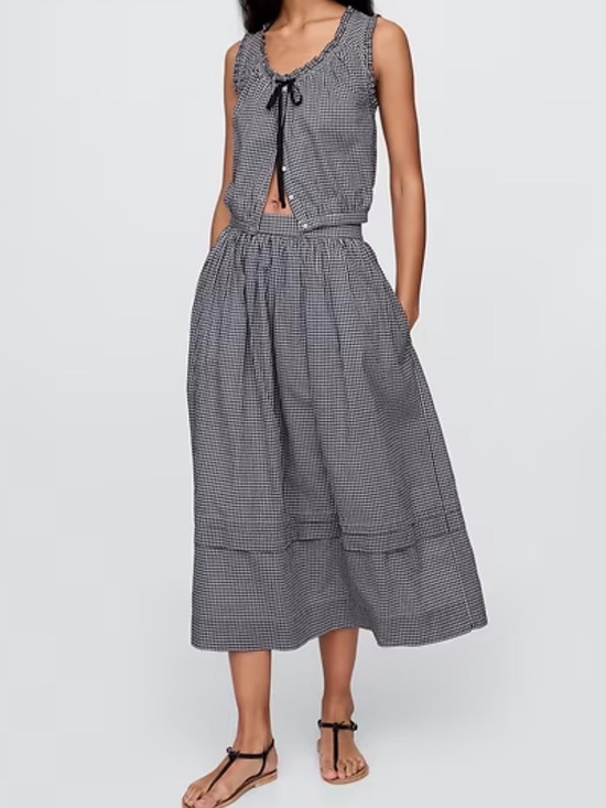 Gap x DOEN Dresses & Skirts - Gap x DOEN Gingham midi set